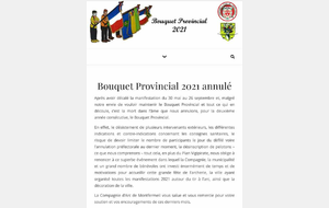 Bouquet Provincial 2021 - Montfermeil - ANNULE