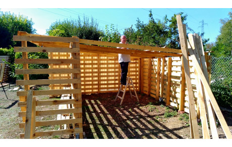 Construction d'un abri 